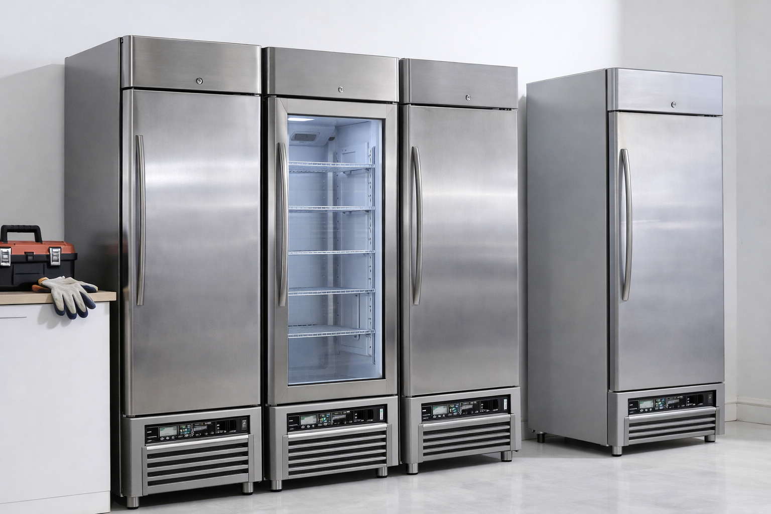 Commercial fridge unit (before refurbishment placeholder)